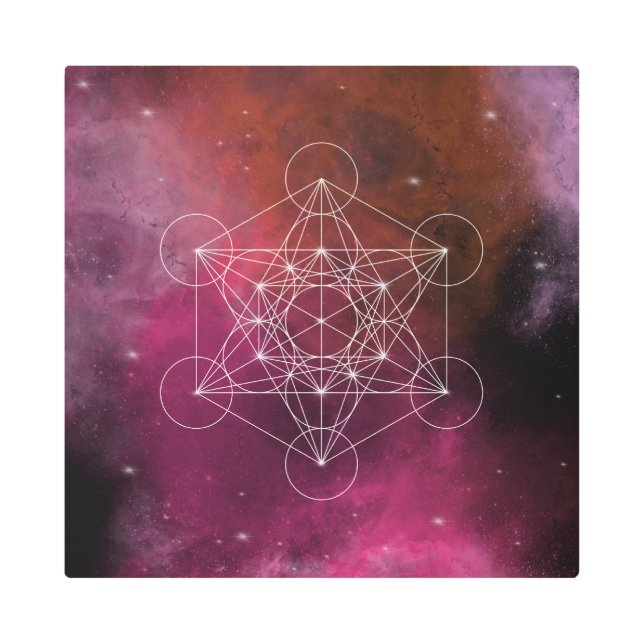 Metatron arcangel zen メタルプリント (正面)