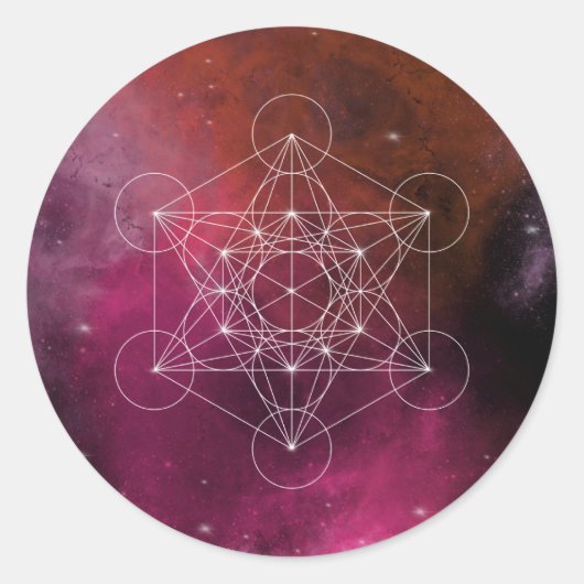 Metatron arcangel zen ラウンドシール (正面)