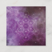 Metatron, chakra,zen,sacred geometric, angel エンクロージャーカード (正面)