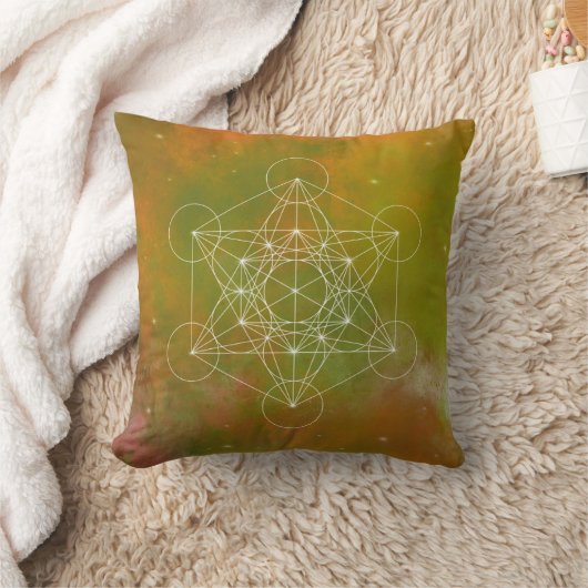 Metatron, chakra,zen,sacred geometric, angel, クッション (ブランケット)