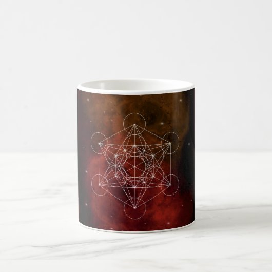 Metatron, chakra,zen,sacred geometric, angel コーヒーマグカップ (中央)