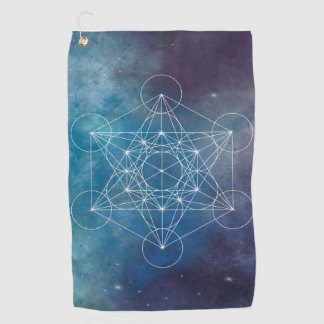 Metatron, chakra,zen,sacred geometric, angel ゴルフタオル