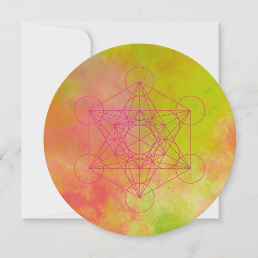 Metatron, chakra,zen,sacred geometric, angel, シーズンカード (正面)