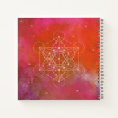 Metatron, chakra,zen,sacred geometric, angel, ノートブック (裏面)