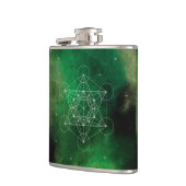 Metatron, chakra,zen,sacred geometric, angel フラスク (左)