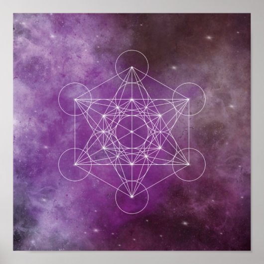 Metatron, chakra,zen,sacred geometric, angel ポスター (正面)