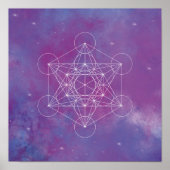 Metatron, chakra,zen,sacred geometric, angel, ポスター (正面)