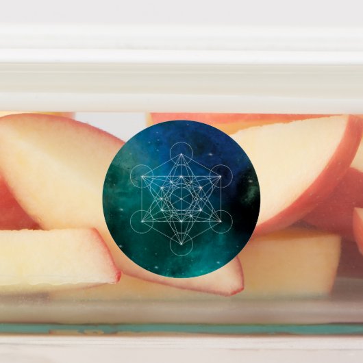 Metatron, chakra,zen,sacred geometric, angel, spir ラベル (貼付)