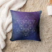 Metatron, chakra,zen,sacred geometric, geometry, クッション (ブランケット)