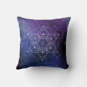 Metatron, chakra,zen,sacred geometric, geometry, クッション (裏面)