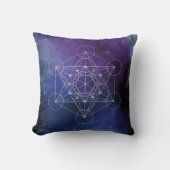 Metatron, chakra,zen,sacred geometric, geometry, クッション (正面)