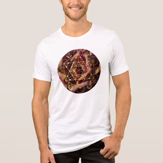 Metatron en la rosa del alma トライブレンドTシャツ (正面)