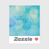 Metatron’s Cube Sacred Geometry シール (シート)