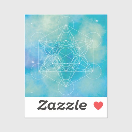 Metatron’s Cube Sacred Geometry シール (シート)