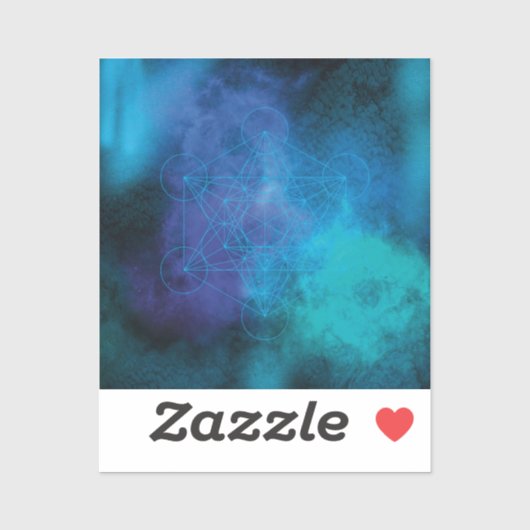 Metatron’s Cube Sacred Geometry シール (シート)