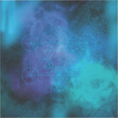 Metatron’s Cube Sacred Geometry シール (正面)