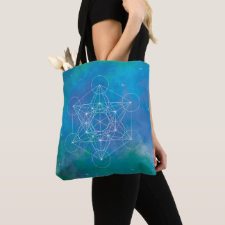 Metatron’s Cube Sacred Geometry トートバッグ