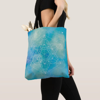 Metatron’s Cube Sacred Geometry トートバッグ