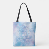 Metatron’s Cube Sacred Geometry トートバッグ (裏面)