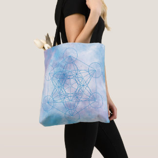 Metatron’s Cube Sacred Geometry トートバッグ