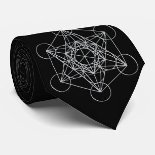 Metatronsの立方体 ネクタイ