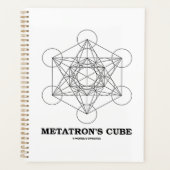 Metatron's Cube Sacred Geometry プランナー手帳 (正面)