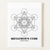 Metatron's Cube Sacred Geometry プランナー手帳 (裏面)