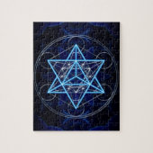 Metatrons Würfel -  Merkaba - Stern Tetraeder ジグソーパズル (縦)