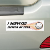 Meteor 2025 bumper sticker バンパーステッカー (車上)