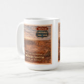 Meteor Crater Winslow Arizona 66 コーヒーマグカップ (正面左)