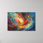 Meteor on course キャンバスプリント (正面)