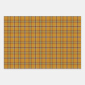 Meteor Orange and Puerto Rico Light Blue ラッピングペーパーシート (正面3)