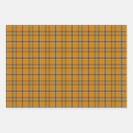 Meteor Orange and Puerto Rico Light Blue ラッピングペーパーシート