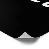 Meteor Shower Funny Science Pun Dark BG ポスター (角)