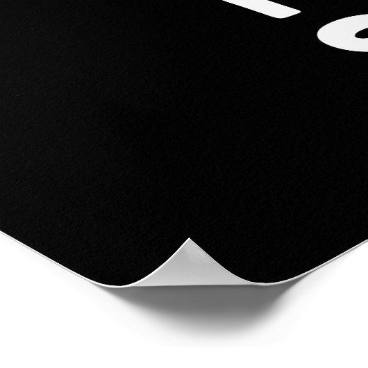 Meteor Shower Funny Science Pun Dark BG ポスター (角)