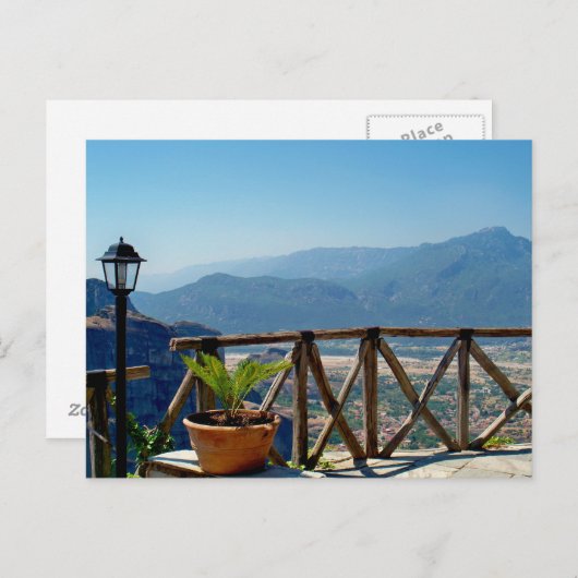 Meteora、Greeceはがき ポストカード (正面/裏面)