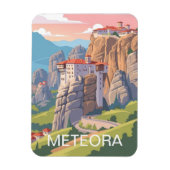 Meteora Greece Travel マグネット (縦)