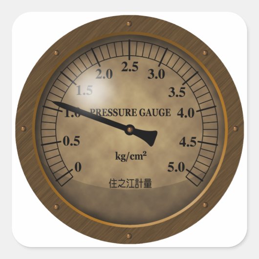 meter1 スクエアシール (正面)