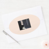 mether_14_intersections_2 楕円形シール (封筒)