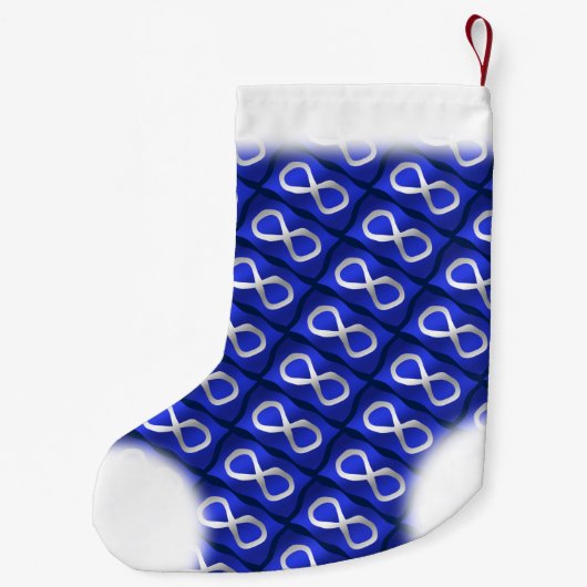 MetisのクリスマスのストッキングのカスタムなMetisの旗Stockin スモールクリスマスストッキング (裏面)