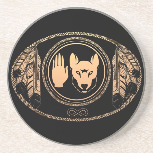 Metisのコースターの最初国家のプライドの暴動の旗 コースター (正面)