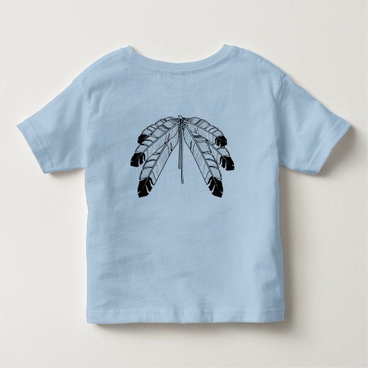 Metisの幼児のワイシャツの天然野性生物の芸術のベビーのワイシャツ トドラーTシャツ (裏面)