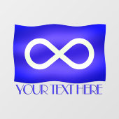 MetisフラグデカールパーソナライズMetisウィンドウデカール ウィンドウサイン (シート)