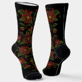 Metis Art Socks Native Beading Socks Customize ソックス (傾斜あり)