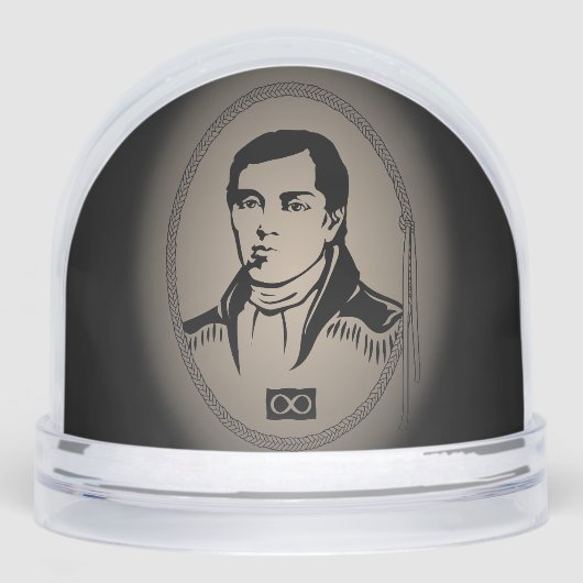 Metis Snow Globe Personalized Cuthbert Grant Gifts (正面)