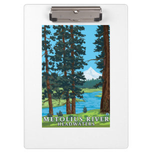 Metoliusの川の源流、オレゴン クリップボード