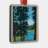 Metoliusの川の源流、オレゴン メタルオーナメント (右)