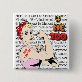 #MeTooの戦士の女性ボタン 缶バッジ