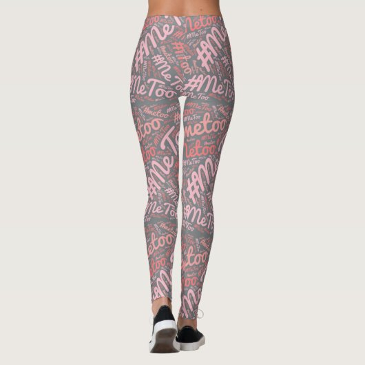 #MeTooヨガパンツ – スパンデックスジム衣服- #MeTooギフト レギンス (裏面)