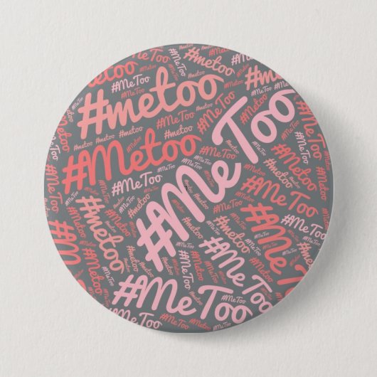 #MeToo移動ボタン – 原因とのジュエリー 缶バッジ (正面)